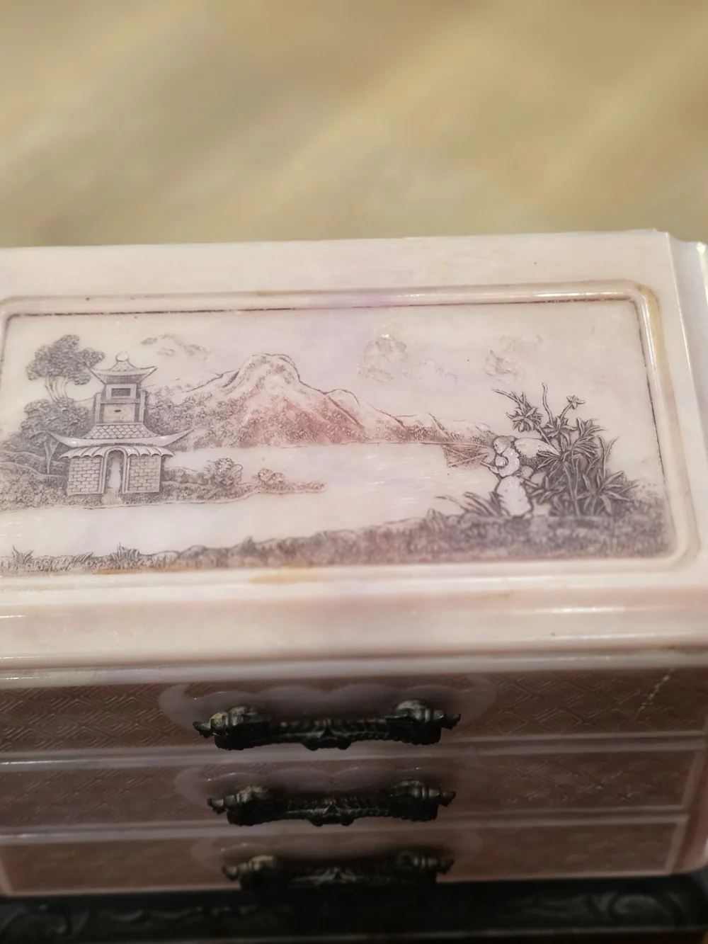 Antique Desktop Drawer Set